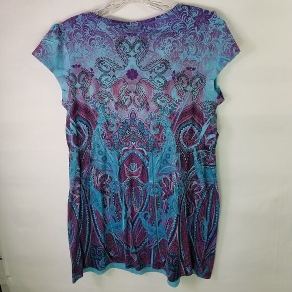APT 9..SIZE S. SHIRT SLEEVE TUNIC TOP - Picture 11 of 11